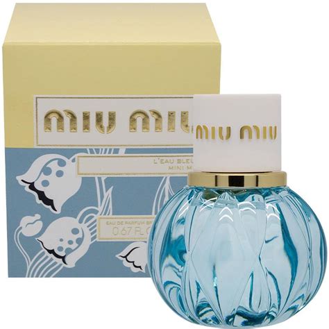 miu miu leau bleue eau de parfum 20ml|Miu Miu L’Eau Bleue .